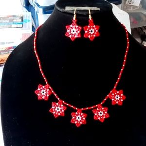 Necklace and Earrings